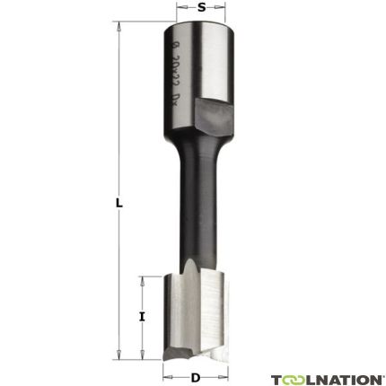 CMT 169.180.31 Slotkastenfrees 18mm, schacht 12 x 1mm - 1