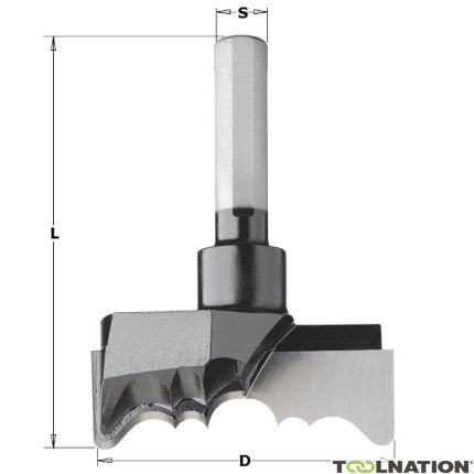 CMT 531.701 Rosette frees diameter 70 mm lengte 76,5 mm - 1