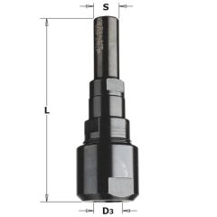 CMT 796.002.01 Freesdragermandrijn voor freesmachine 81mm, schacht 12mm