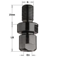 CMT 796.141.00 Freesdragermandrijn voor freesmachine 63mm, schacht 14x2mm