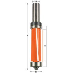 CMT 906.69111B Uitloopfrees met kopse geleider 19 x 25,4 mm XL schacht 12 mm