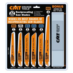 CMT JS032 Reciprozaagbladen set 32-delig voor Hout en Metaal